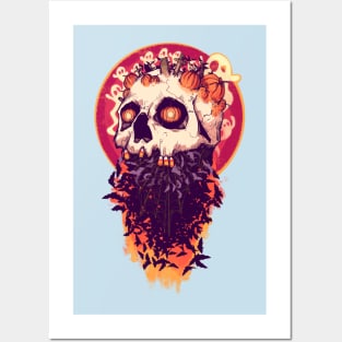 Elemental Skull Special Edition Halloween Posters and Art